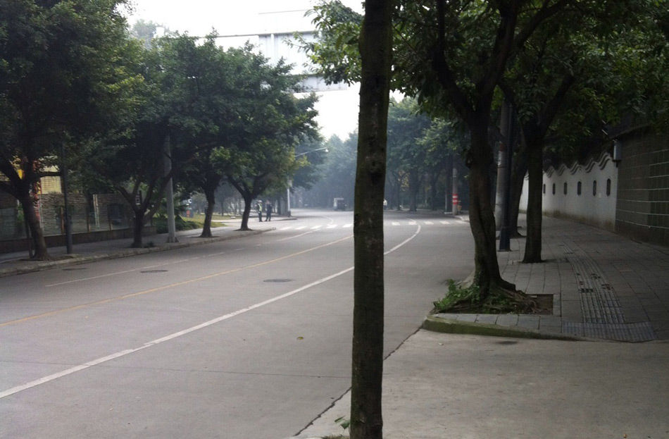 卡梅倫訪問成都（組圖）