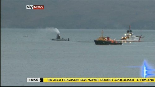 英國最先進核潛艇不敵潮水擱淺 皇家海軍蒙羞
