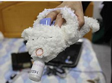 日本發(fā)明對付打鼾機器熊枕 聲音過響可干預睡姿