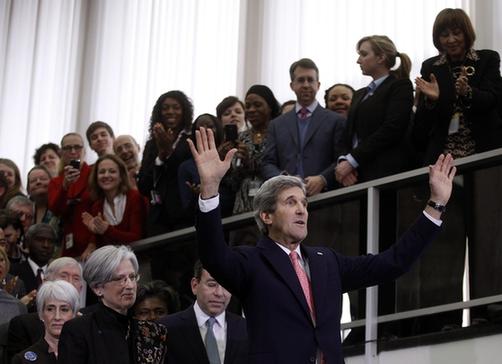 美國新任國務卿克里正式履職