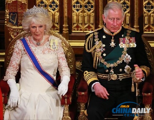 英女王國會大典講話屢出錯 卡米拉扮相似王后