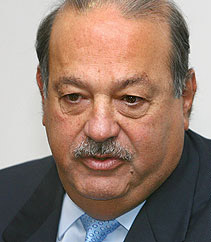 墨西哥大亨埃盧榮登世界第三富(圖)