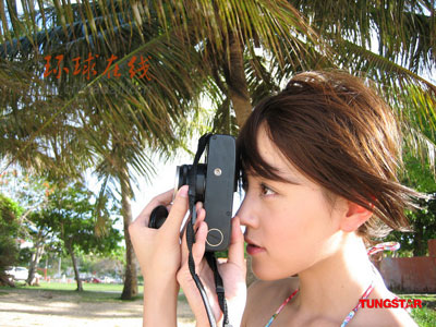 Mandy大膽濕身