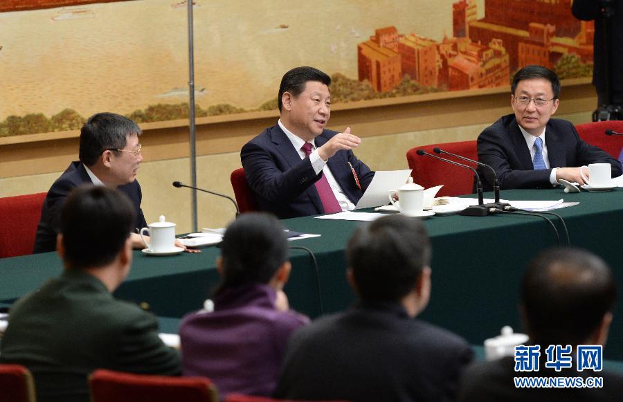 習近平參加上海代表團審議時強調：百舸爭流，奮楫者先