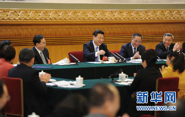兩會授權發布：習近平等分別參加全國兩會一些團組審議討論