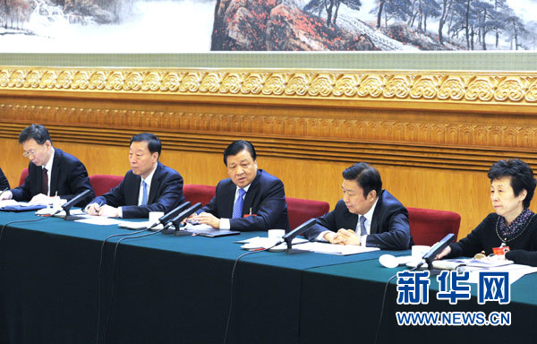 劉云山參加江蘇代表團(tuán)審議時(shí)強(qiáng)調(diào)：改革成為兩會(huì)主旋律