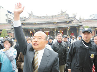 蘇貞昌今宣布選臺北市長