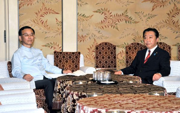 日本首相野田佳彥會(huì)晤自民黨總裁 討論解散眾院事宜