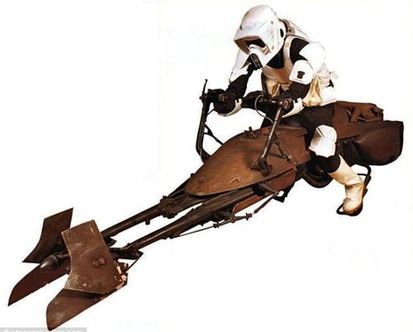 《星球大戰》飛行摩托現實版問世 時速達48公里