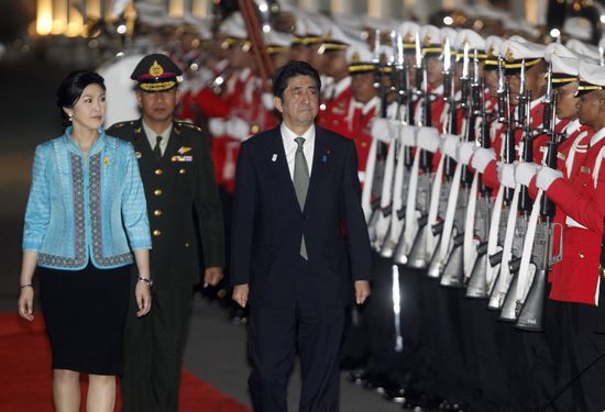 安倍想拉泰國(guó)充當(dāng)遏華“橋頭堡”