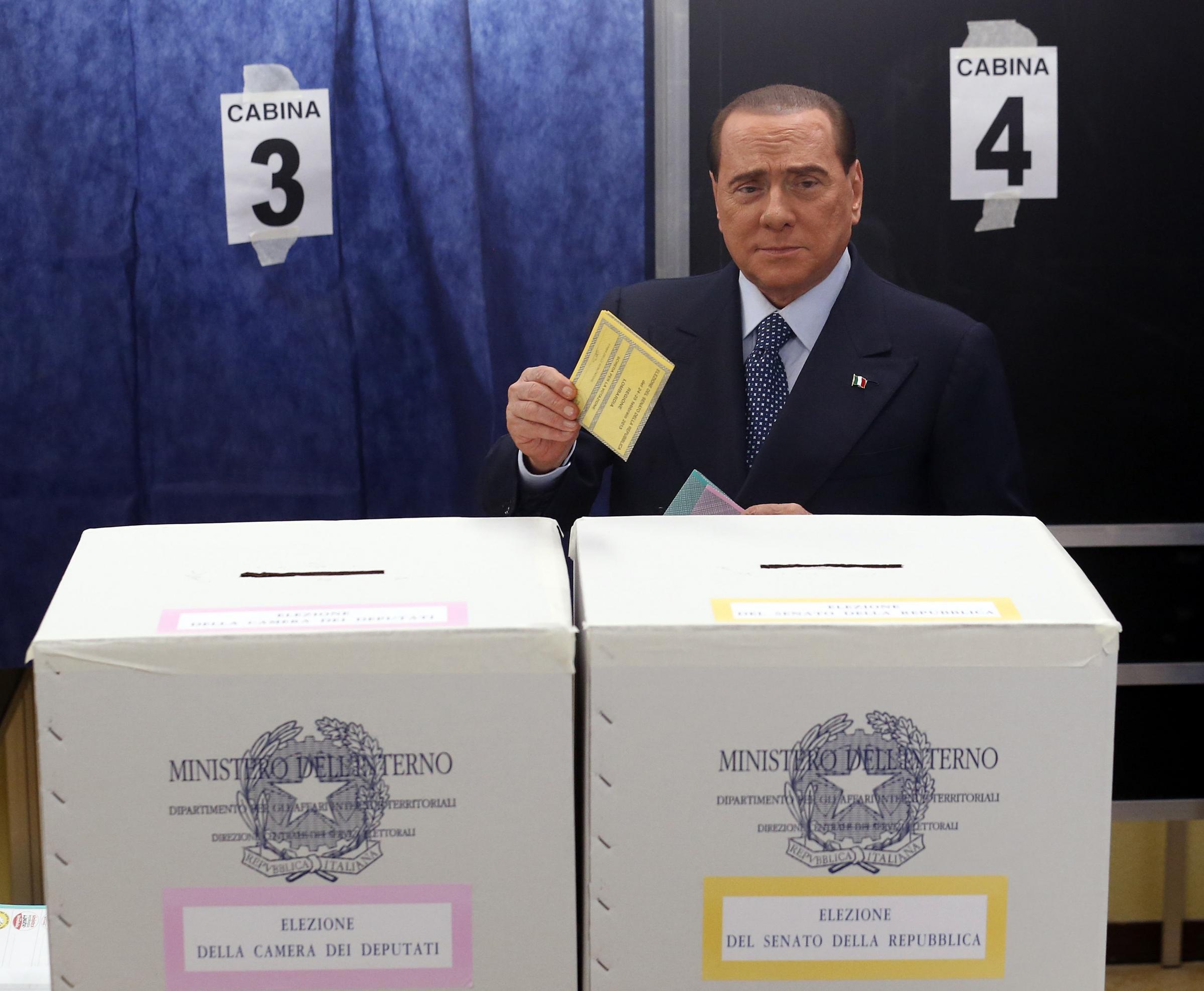 意大利大選牽動歐元區神經 貝盧斯科尼卷土重來引發擔憂