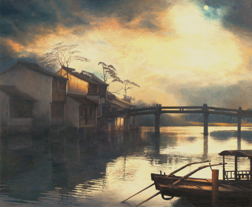 江南敘事---王其鈞風(fēng)景油畫在泰安展出