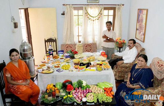 環(huán)球食物消費(fèi)大比拼 精彩老照片探秘各地飲食習(xí)慣