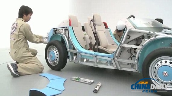 日本推出自制迷你汽車(chē) 車(chē)主親手打造兒童也能駕駛