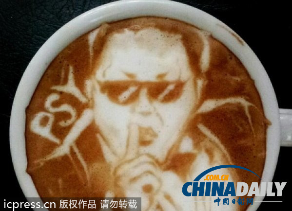 奇妙咖啡藝術(shù) 愛(ài)因斯坦向你吐舌賣萌