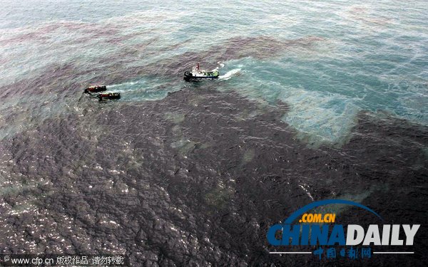 泰國發生漏油事故 50至70噸原油流進海洋（組圖）