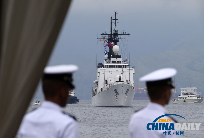 菲律賓海軍第二艘購自美國“漢密爾頓級”巡邏艦抵菲（組圖）