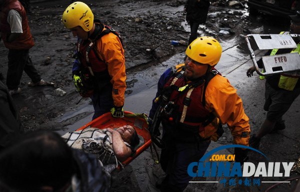美國多地因暴雨發出洪水警報 已致1死3失蹤（圖）