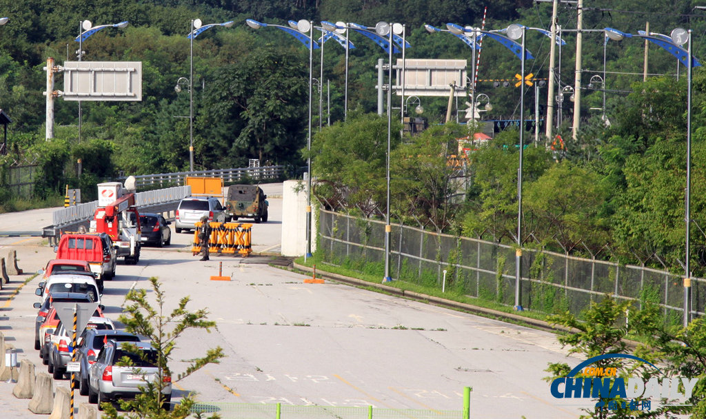 韓國(guó)派遣設(shè)備檢驗(yàn)小組重返開城工業(yè)園區(qū) 為重開做準(zhǔn)備（組圖）