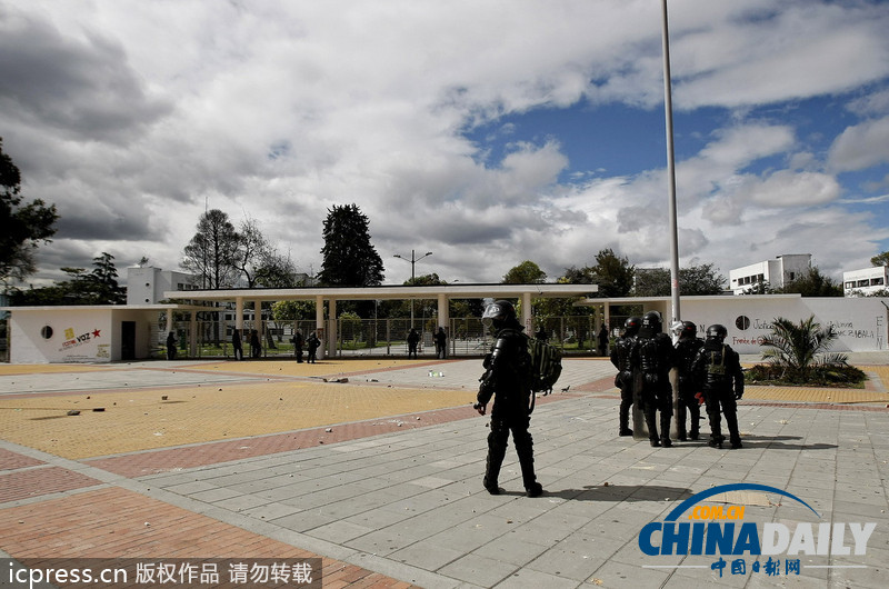 哥倫比亞全國大罷工要求下調汽油價格 引發警民沖突（組圖）