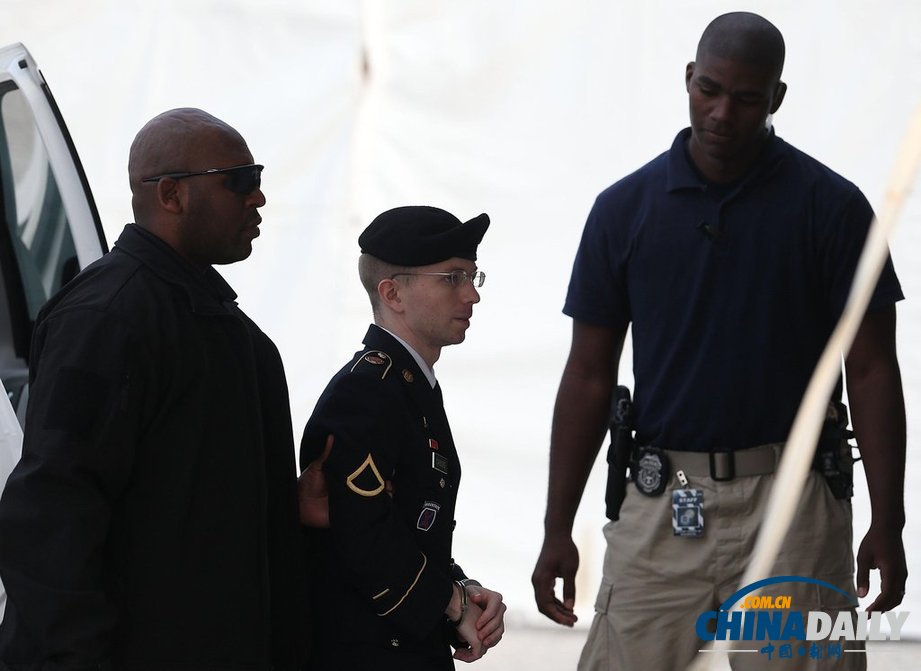 美國泄密士兵曼寧被判處35年監禁 遭服役部隊除名（高清組圖）