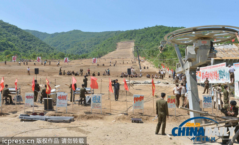 朝鮮突擊建設馬息嶺滑雪場 響應金正恩號召
