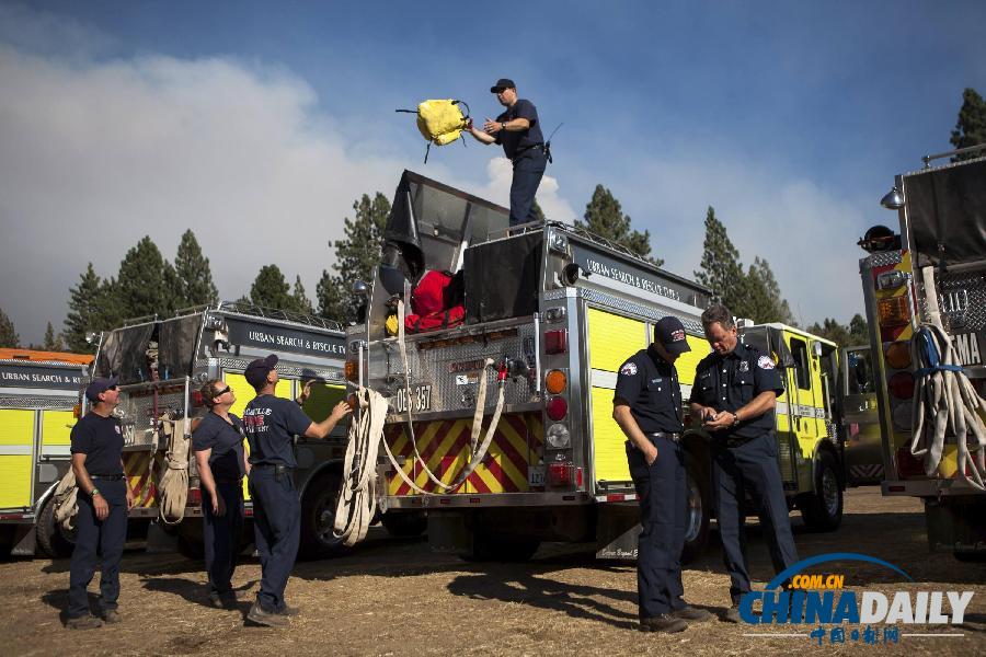 加州森林大火持續蔓延 舊金山水源遭到威脅（組圖）