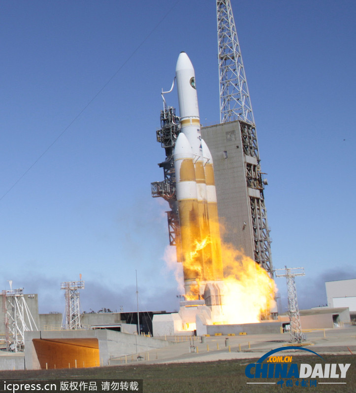 美將神秘衛星送入太空 發射7分鐘后封鎖消息（圖）