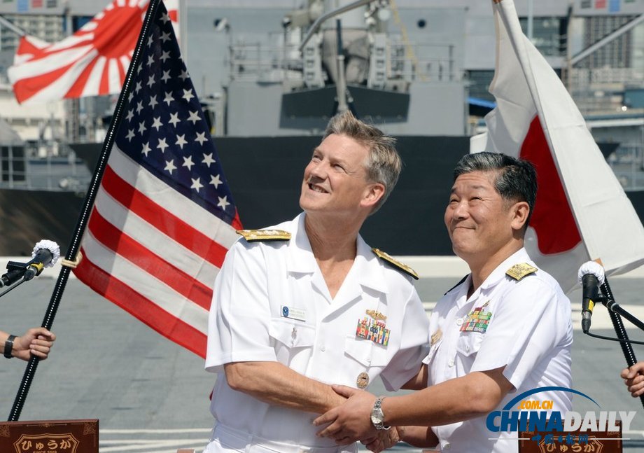 美國第七艦隊的指揮艦“藍嶺號”抵日本進行友好訪問（高清組圖）