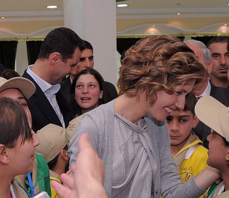 敘利亞第一夫人網上秀親民