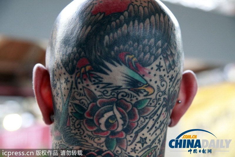 英國舉辦國際紋身大會 另類藝術令人瞠目