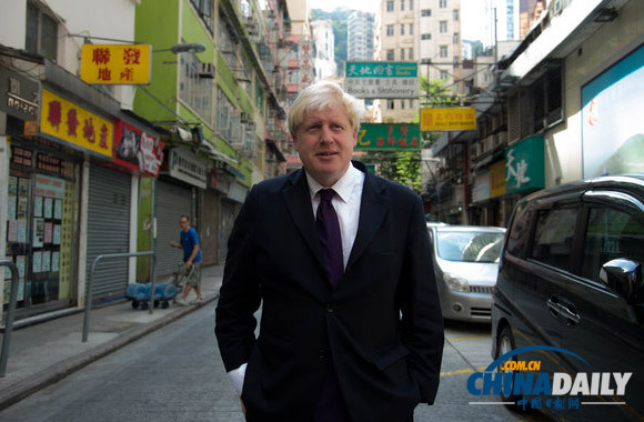倫敦市長訪問香港 體驗大巴客輪興致濃（組圖）