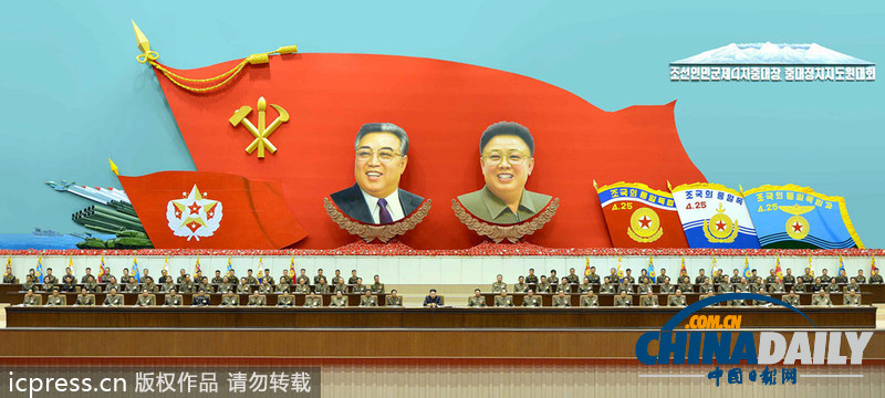 朝鮮最高領導人金正恩觀看軍人藝術慶典（圖）