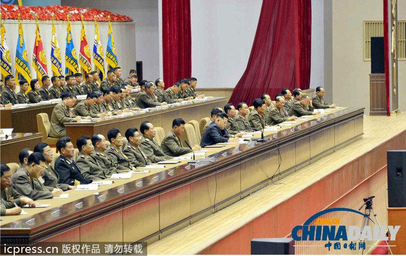 朝鮮最高領導人金正恩觀看軍人藝術慶典（圖）