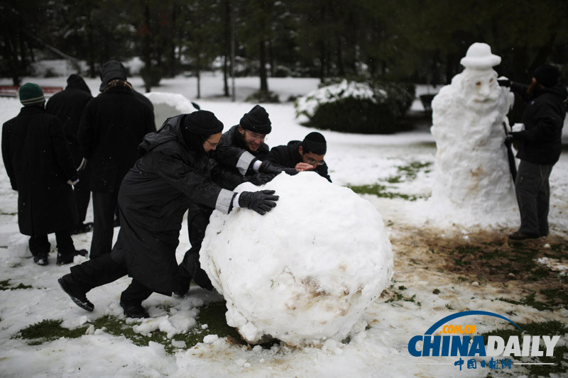 耶路撒冷遇罕見暴風(fēng)雪 克里仍有望會見內(nèi)塔尼亞胡