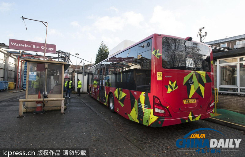 倫敦公交系統(tǒng)首度配置純電動車 系中國比亞迪制造