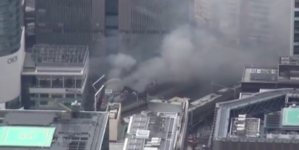 東京大火被撲滅新干線恢復行駛 滯留乘客超1萬