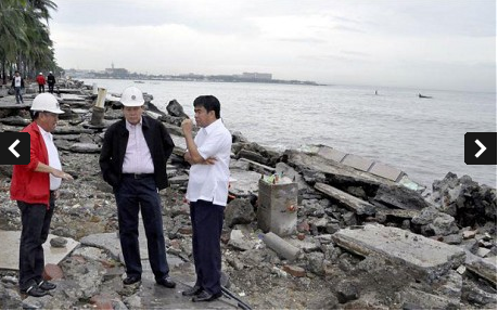 菲律賓官員視察災區(qū)圖片系PS合成 引網友抨擊