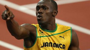 博爾特200米奪金再創(chuàng)奧運(yùn)歷史