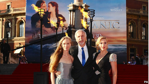《泰坦尼克》3D版倫敦首映