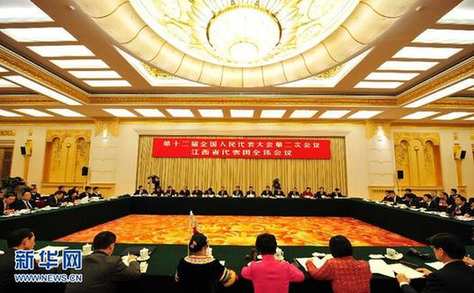 江西省長鹿心社：希望加大對江西生態(tài)補償?shù)闹С至Χ? style=