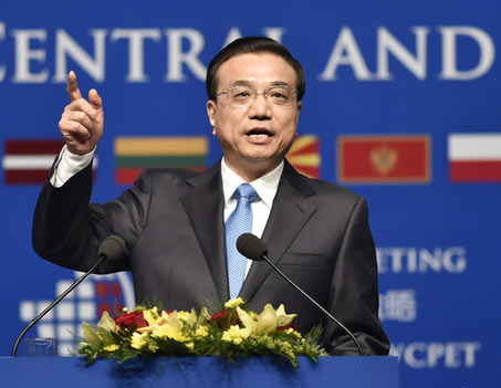 李克強在中國-中東歐國家經貿論壇上的致辭