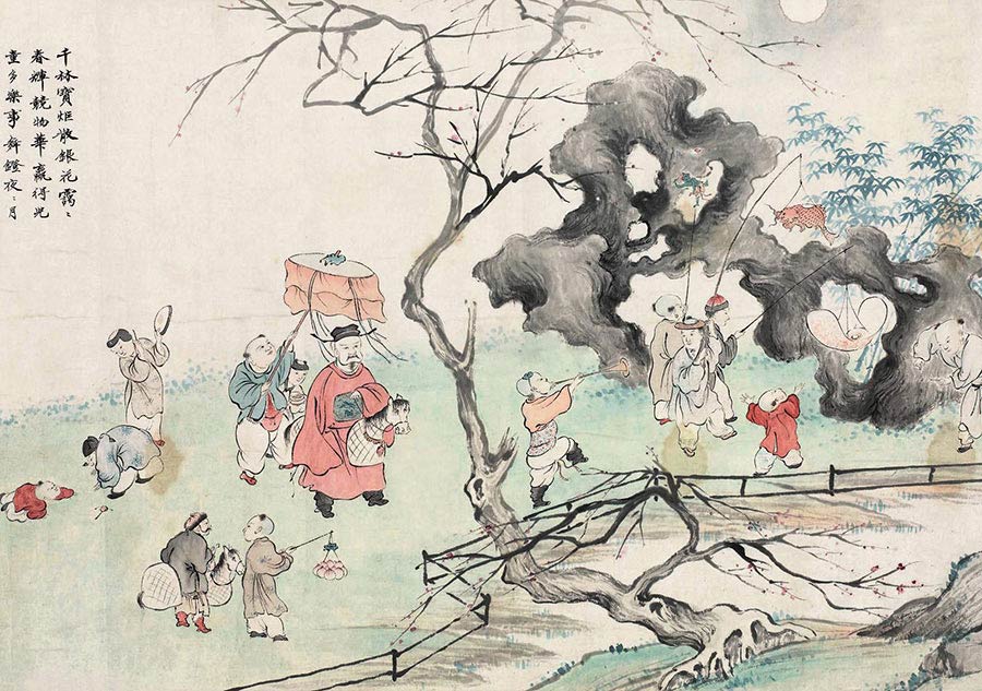 中國畫家筆下的元宵節（組圖）