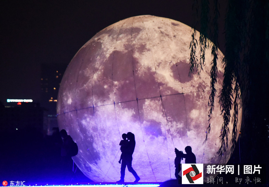 中秋佳節將至 各地“人造月亮”景觀大PK（組圖）