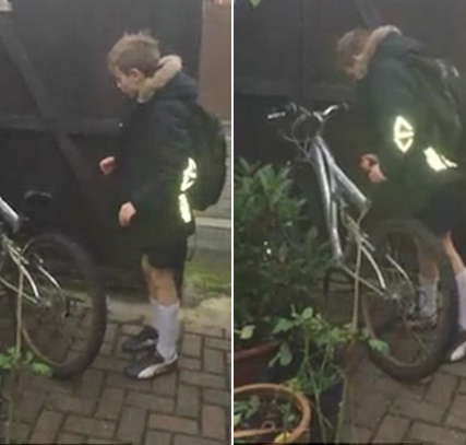 英國男孩自行車失而復得 小偷良心發(fā)現(xiàn)歸還男孩最后的禮物