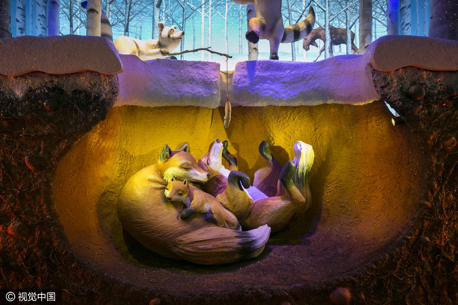 圣誕季從這里開始！最美圣誕節展示櫥窗欣賞（組圖）