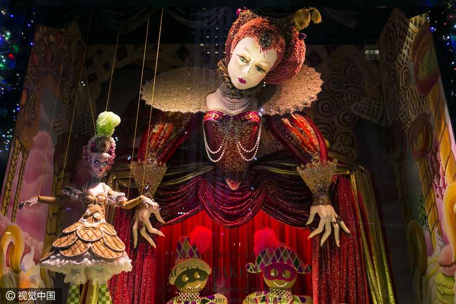 圣誕季從這里開始！最美圣誕節(jié)展示櫥窗欣賞（組圖）