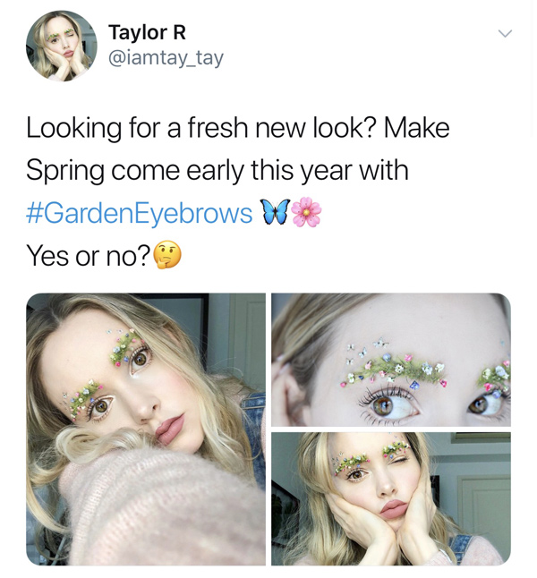 牛津熱詞:花園眉毛