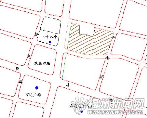 福州掛牌出讓城區6幅地塊 港頭島地塊起價11.38億