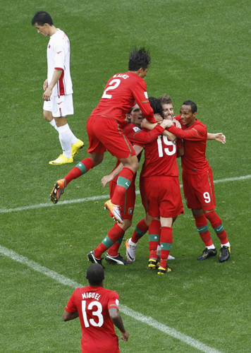 Portugal routs DPRK 7-0